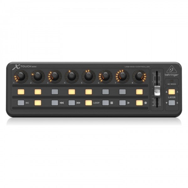 Behringer X-TOUCH MINI Ultra-Compact Universal USB Controller, Compatible with PC and Mac