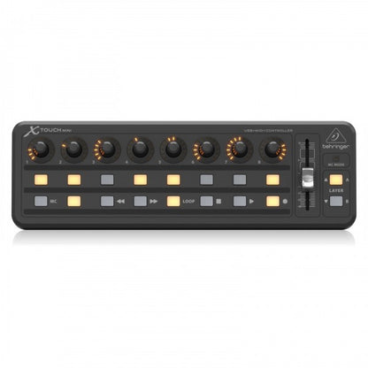 Behringer X-TOUCH MINI Ultra-Compact Universal USB Controller, Compatible with PC and Mac