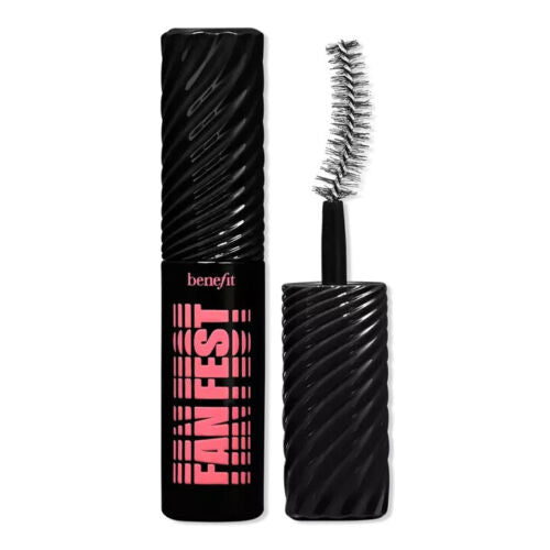 Benefit Fan Fest Fanning Volumising Mascara MINI (4g Net wt. 0.14 oz), Black, 1 g (Pack of 1)